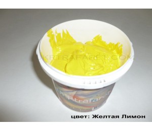 Пластизолевая пластизольная краска Желтая Лимон